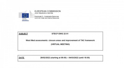 STECF EWG 22-01: West Med closure areas